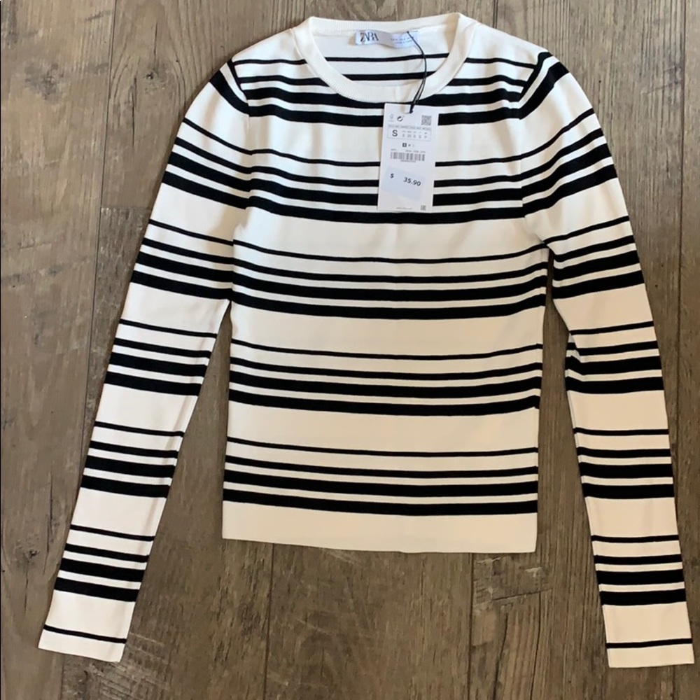 Striped Long Sleeve Top